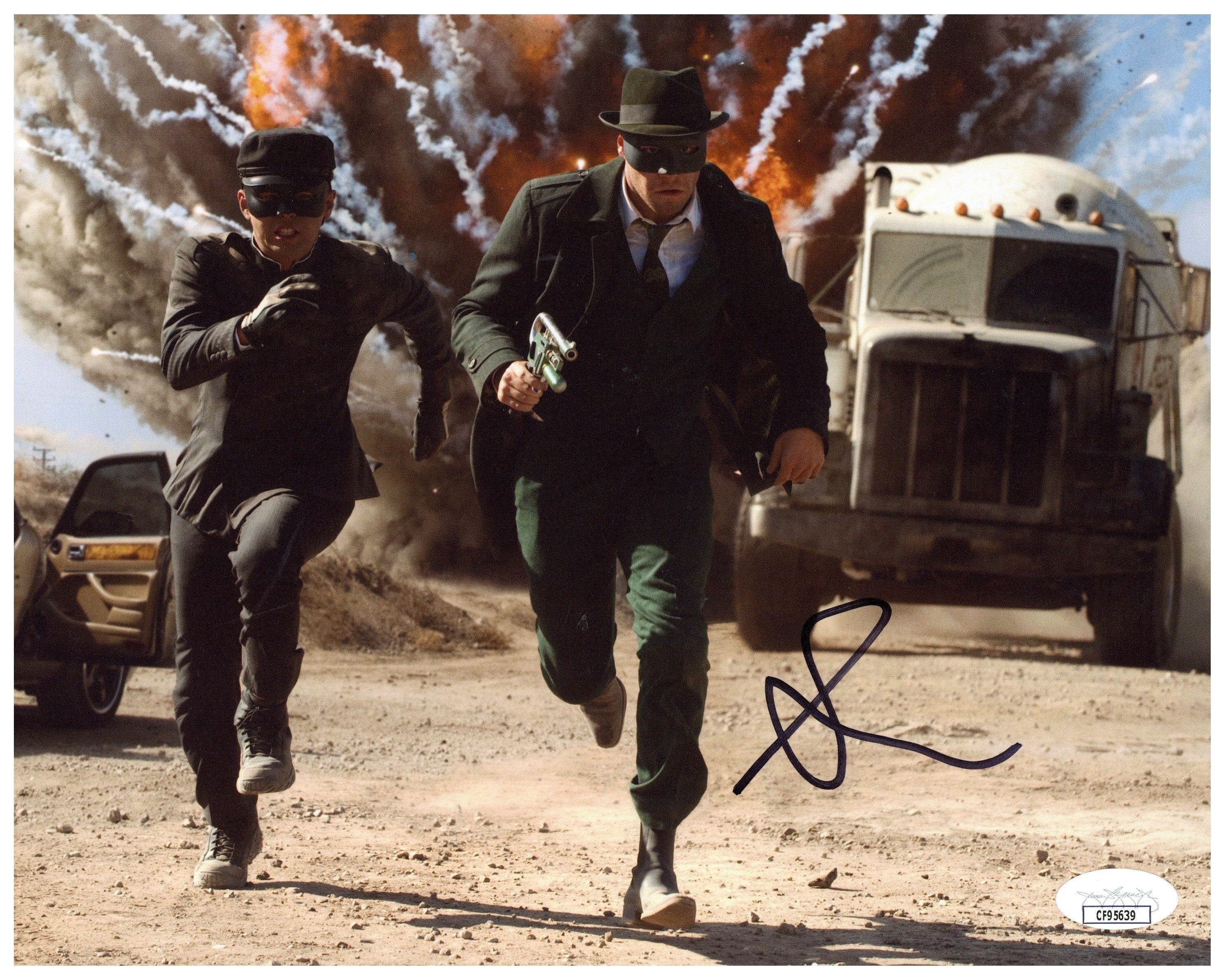 Seth Rogen Signed 8x10 Photo The Green Hornet Autographed JSA COA