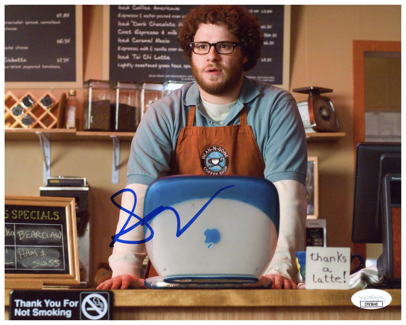 Seth Rogen Signed 8x10 Photo Zack and Miri Make a Porno Autographed JSA COA