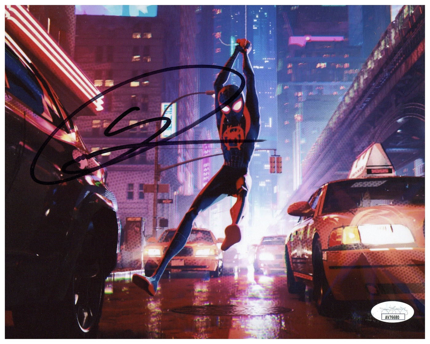 Shameik Moore Signed 8x10 Photo Spider-Man Miles Morales Autographed JSA COA