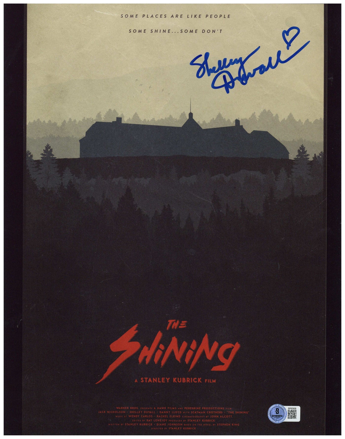 Shelley Duvall Signed 11x14 Photo The Shining Autographed BAS COA