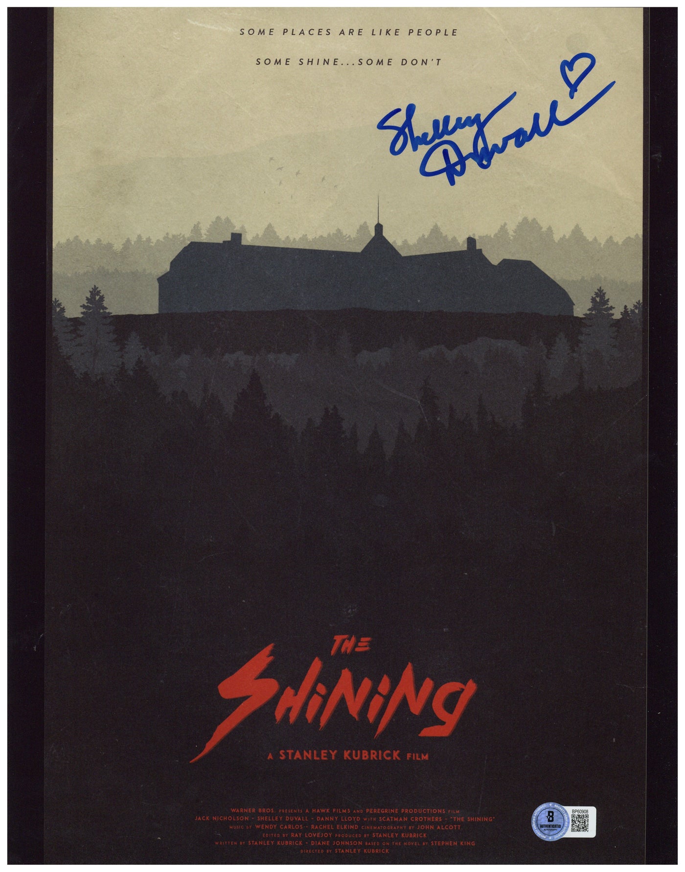 Shelley Duvall Signed 11x14 Photo The Shining Autographed BAS COA