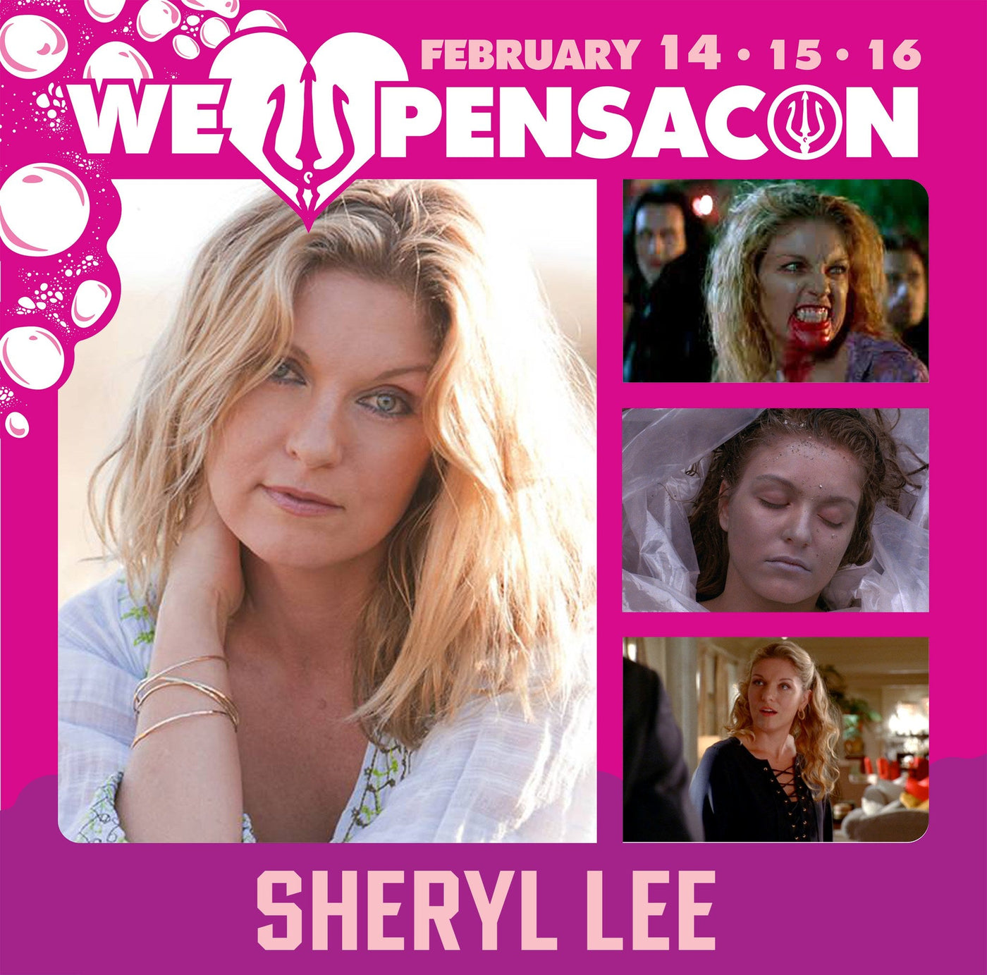 Sheryl Lee Official Autograph Mail-In Service - Pensacon 2025