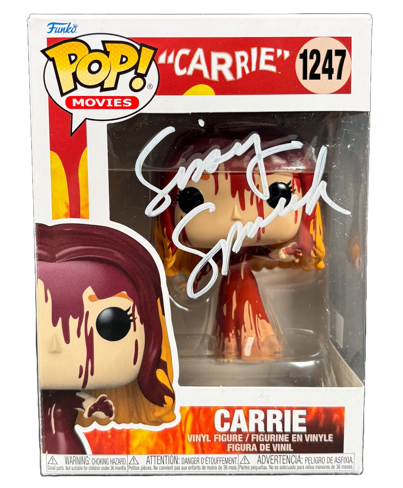 Sissy Spacek Signed Funko Pop Carrie 1247 Autographed JSA COA W