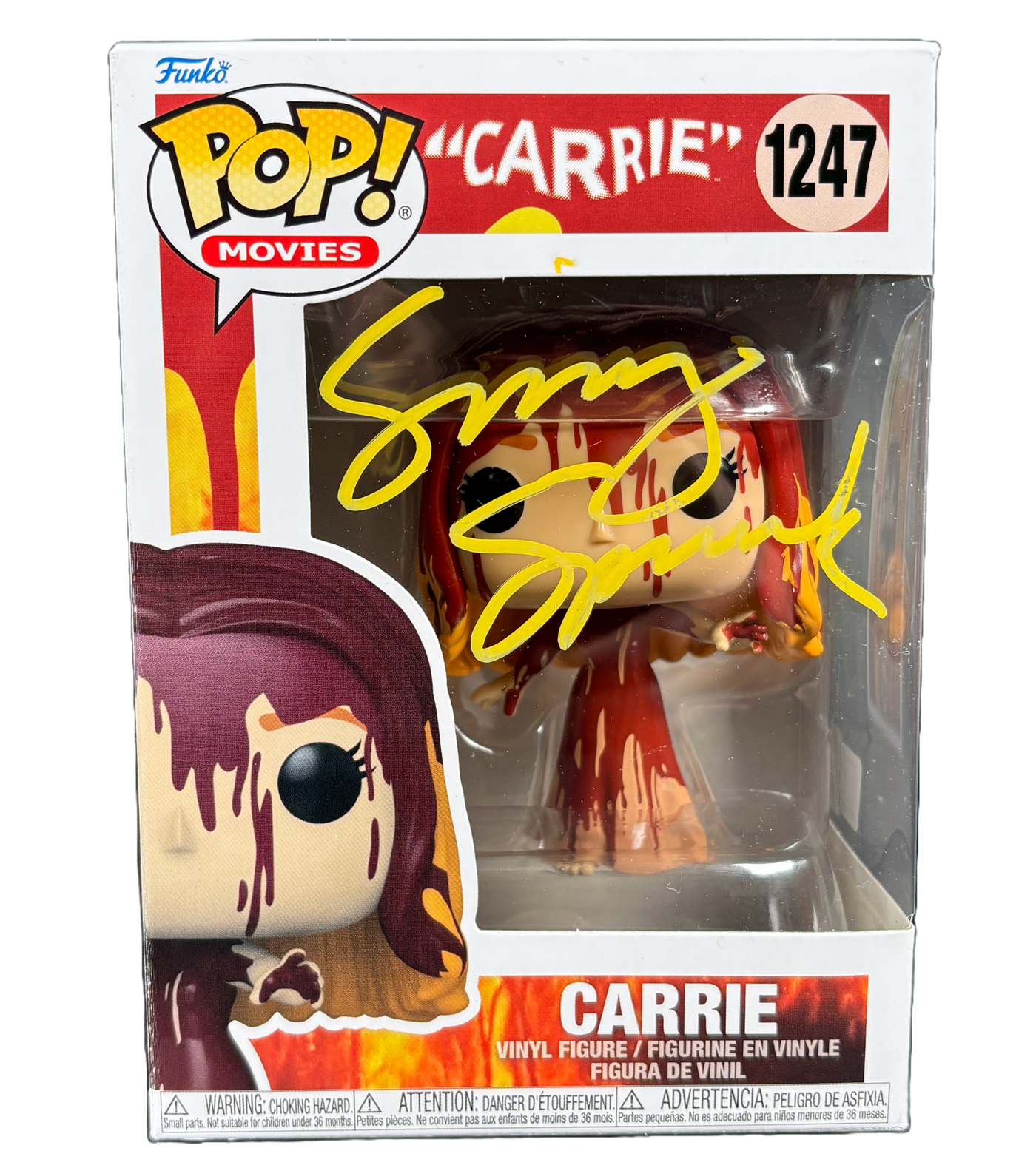 Sissy Spacek Signed Funko Pop Carrie 1247 Autographed JSA COA Y