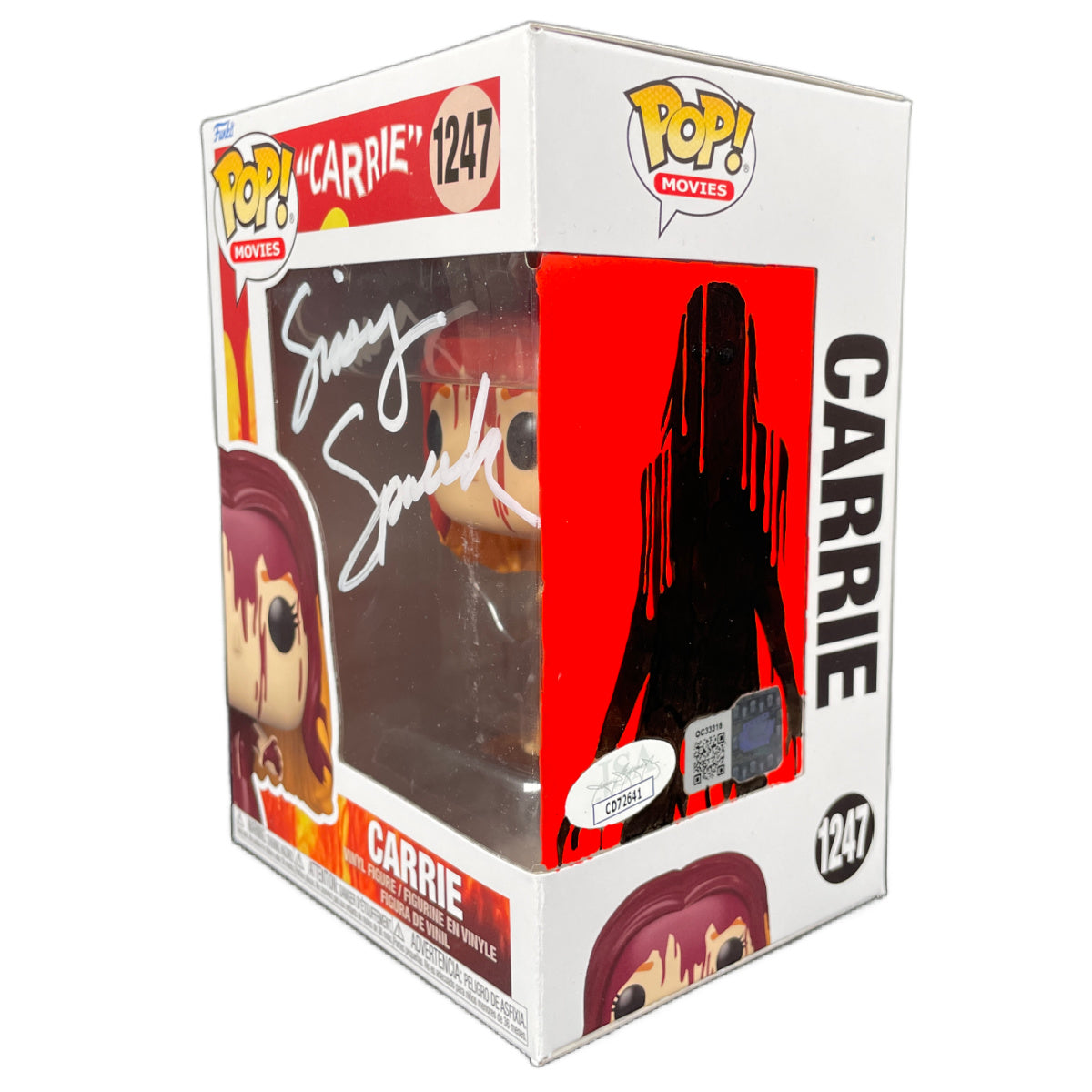 Sissy Spacek Signed Funko Pop Carrie Sketched Autographed JSA COA Sketch 2