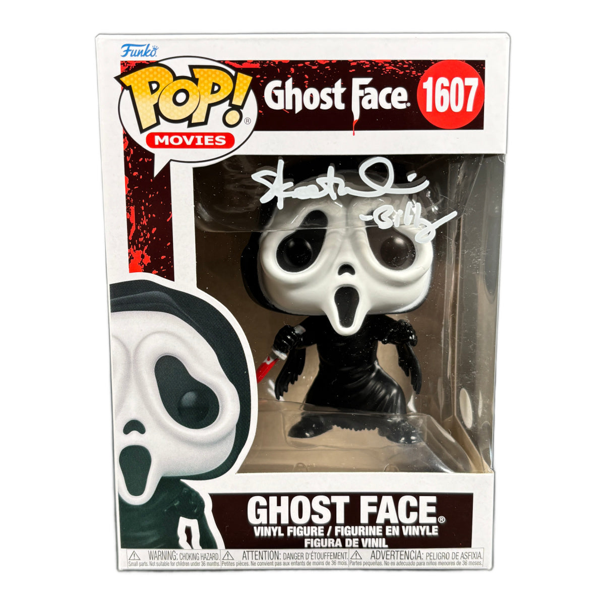 Skeet Ulrich Signed Funko POP Scream Ghost Face Autographed JSA COA