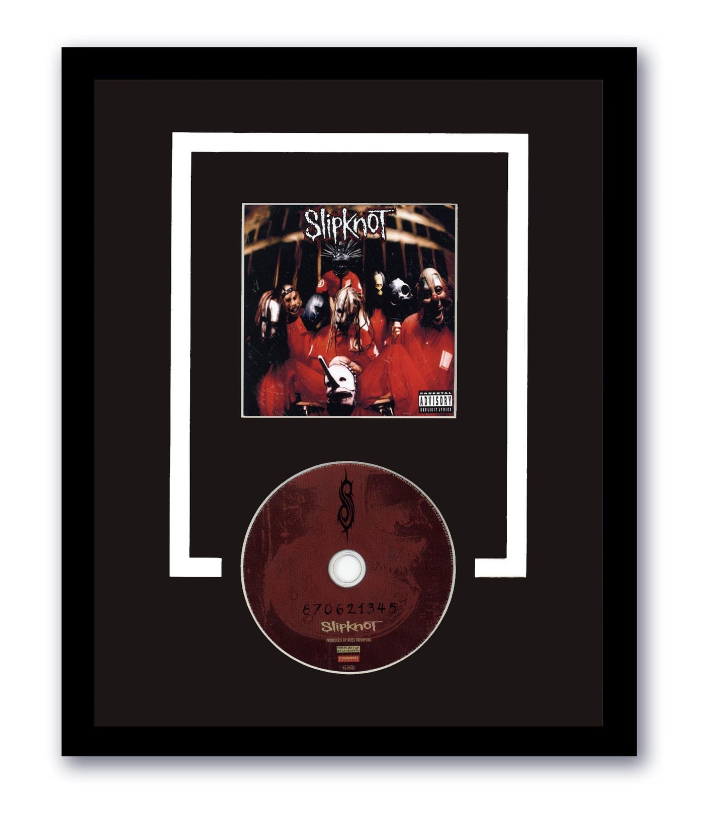 Slipknot 11x14 Custom Framed Slipknot CD Corey Taylor