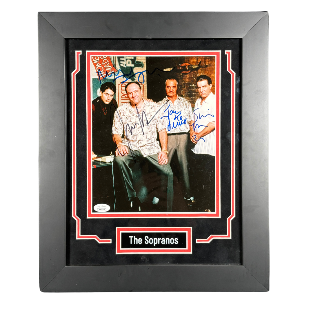 Sopranos Cast Signed 8x10 Photo Framed Autographed JSA COA LOA
