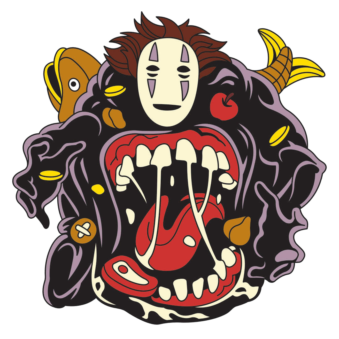 Spirited Away "No Face" Enamel Pin - Limited Release