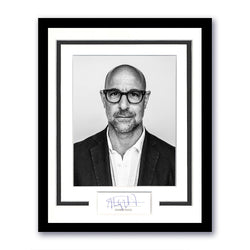 Image of Stanley Tucci Signed 11x14 Photo Custom Frame The Hunger Games Autographed ACOA 2