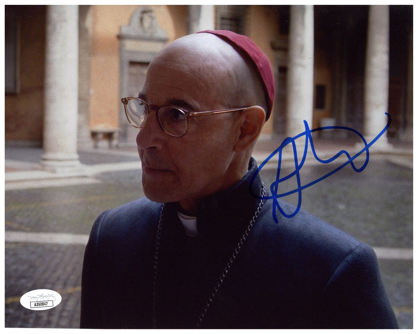 Stanley Tucci Signed 8x10 Photo Conclave Autographed JSA COA