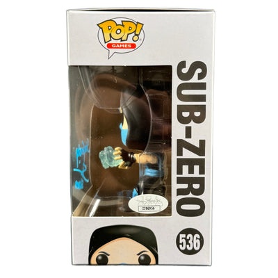 Steve Blum Signed Funko POP! Mortal Kombat Sub-Zero #536 Autographed JSA COA