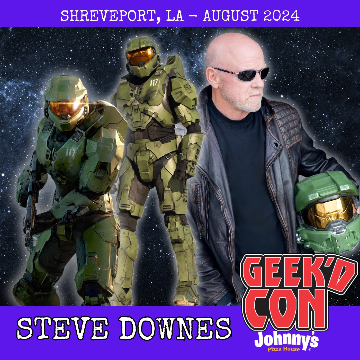 Steve Downes Official Autograph Mail-In Service - Geek'd Con 2024