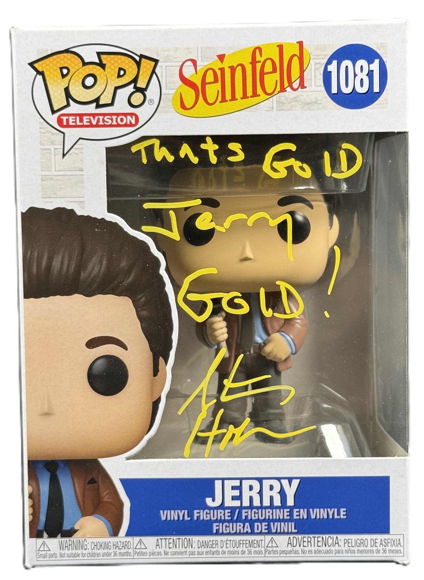 Steve Hytner Signed Funko Pop Seinfeld Kenny Autographed BAS COA