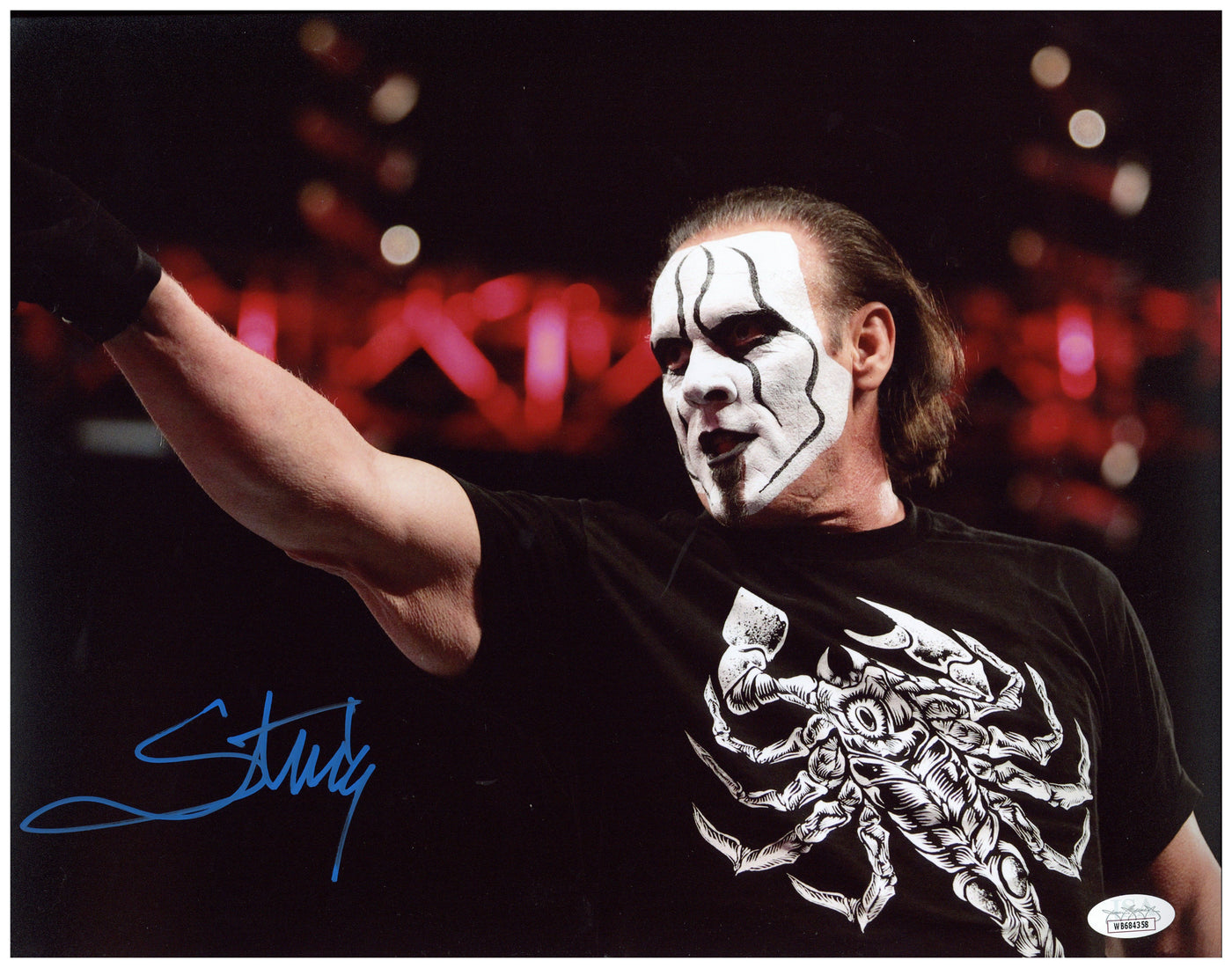 Sting Signed 11x14 Photo WCW AEW Stinger Autographed JSA COA 2
