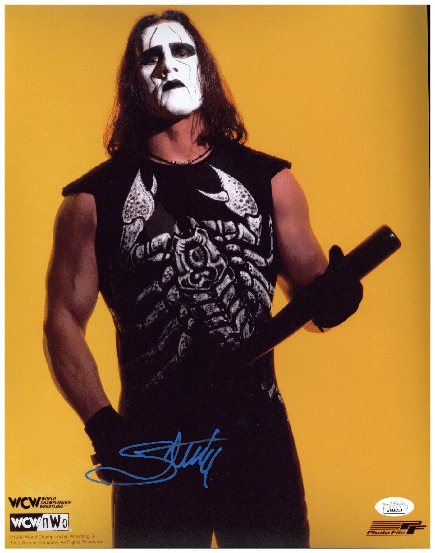 Sting Signed 11x14 Photo WCW AEW Stinger Autographed JSA COA