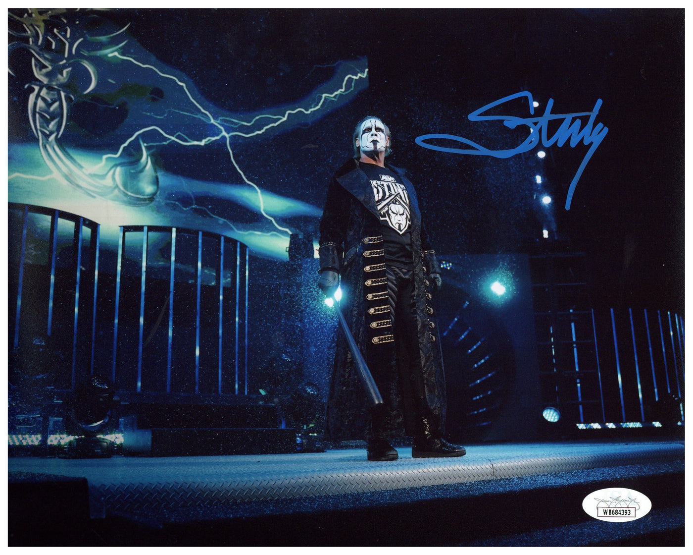 Sting Signed 8X10 Photo WCW AEW Stinger Autographed JSA COA 2