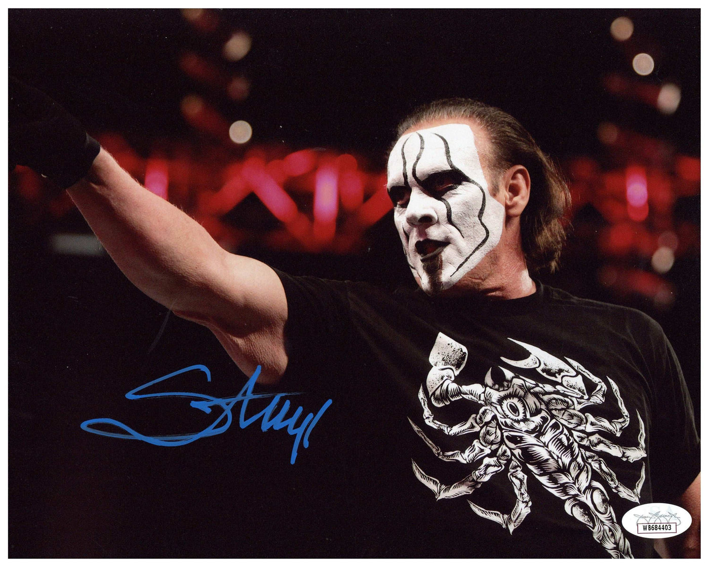 Sting Signed 8X10 Photo WCW AEW Stinger Autographed JSA COA 3