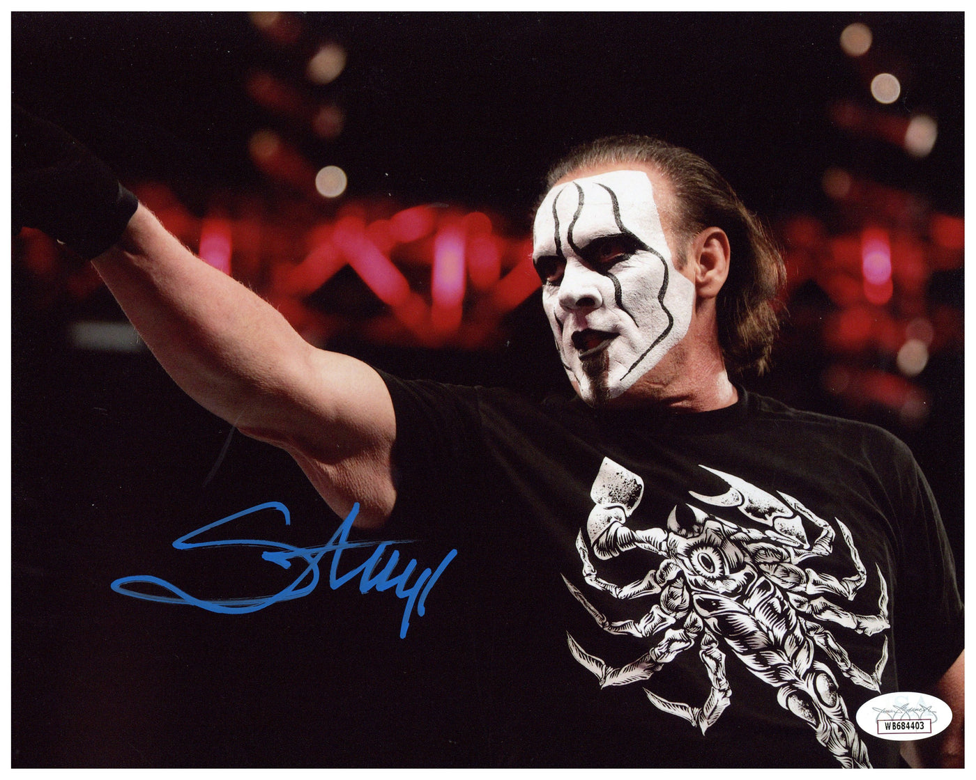 Sting Signed 8X10 Photo WCW AEW Stinger Autographed JSA COA 3
