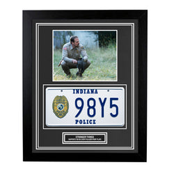 Image of Stranger Things Custom Framed 80 K5 Chevy Blazer License Plate Prop Wall Display