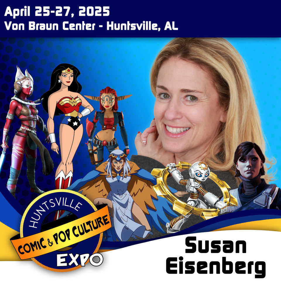 Susan Eisenberg Official Autograph Mail-In Service - Huntsville Expo 2025