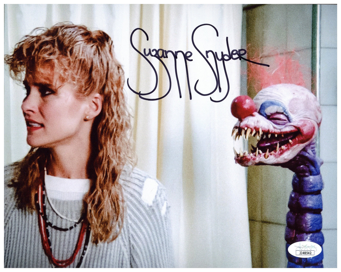 Suzanne Snyder Signed 8x10 Photo Killer Klowns from Outer Space Autographed JSA