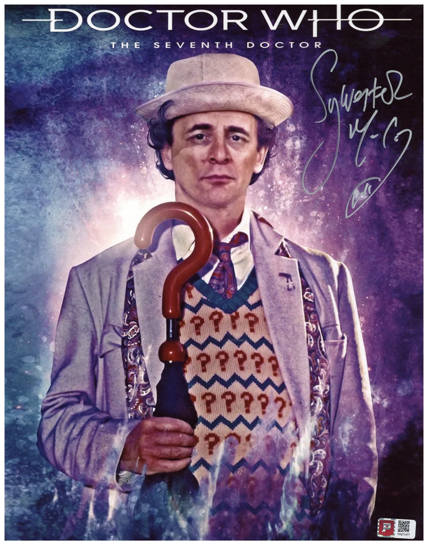 Sylvester McCoy Signed 11x14 Photo Doctor Who Autographed COA