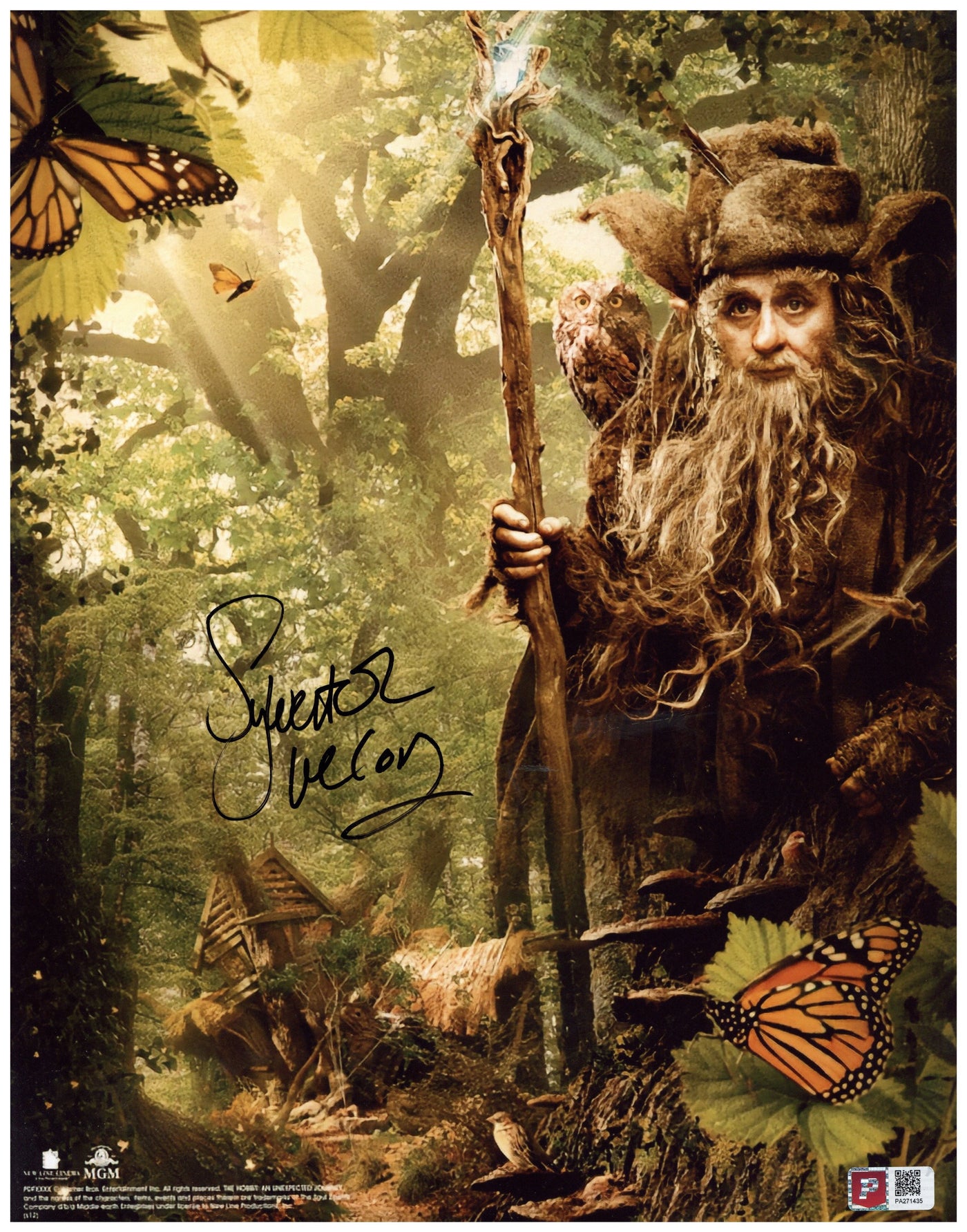 Sylvester McCoy Signed 11x14 Photo The Hobbit Autographed COA