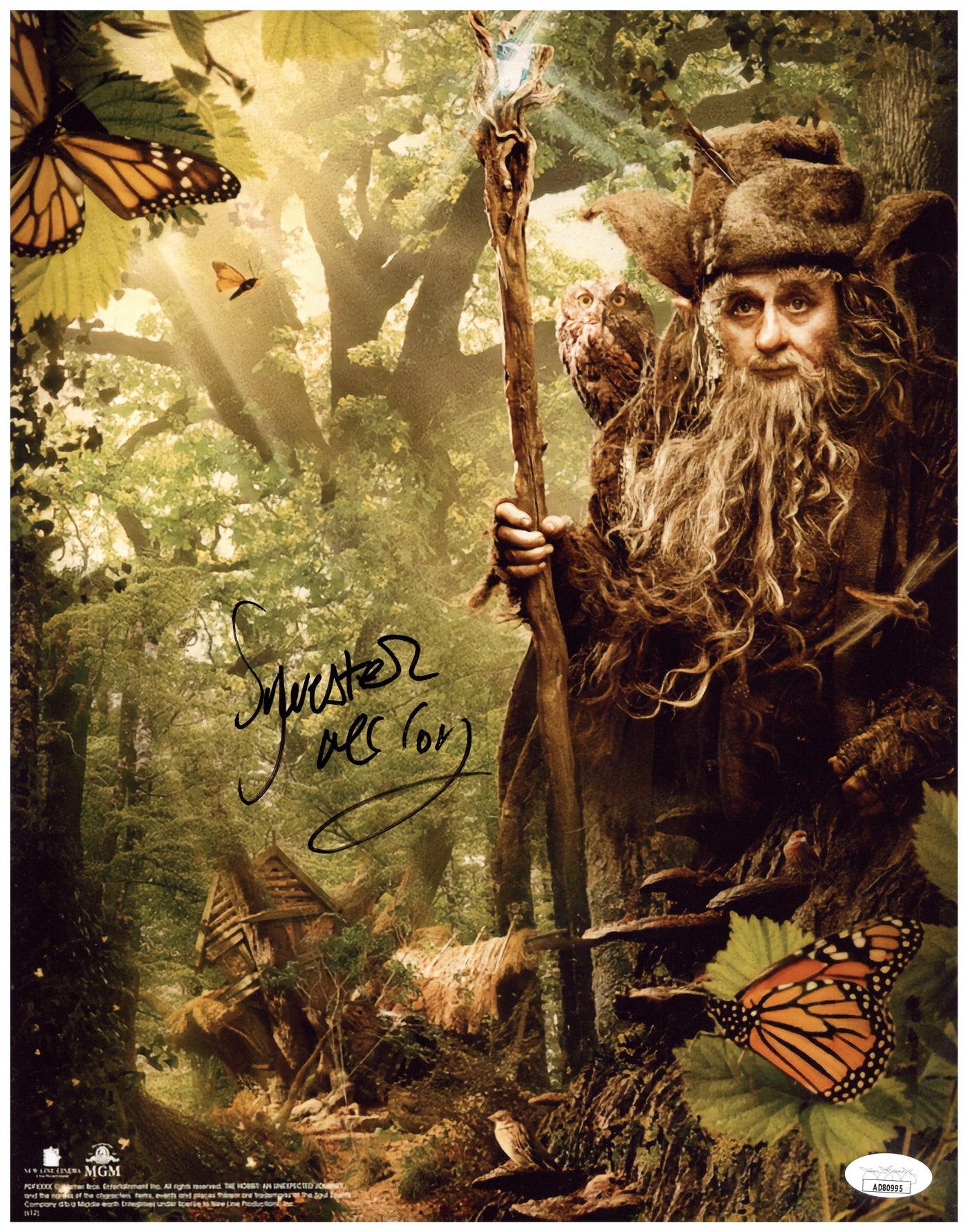 Sylvester McCoy Signed 11x14 Photo The Hobbit Autographed JSA COA