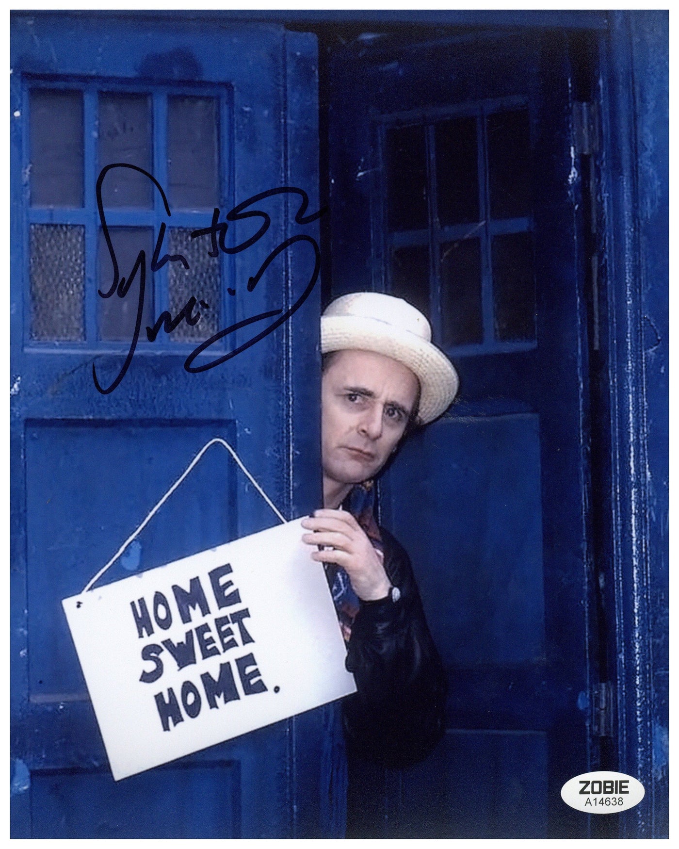 Sylvester McCoy Signed 8x10 Photo Doctor Who Autographed Zobie COA