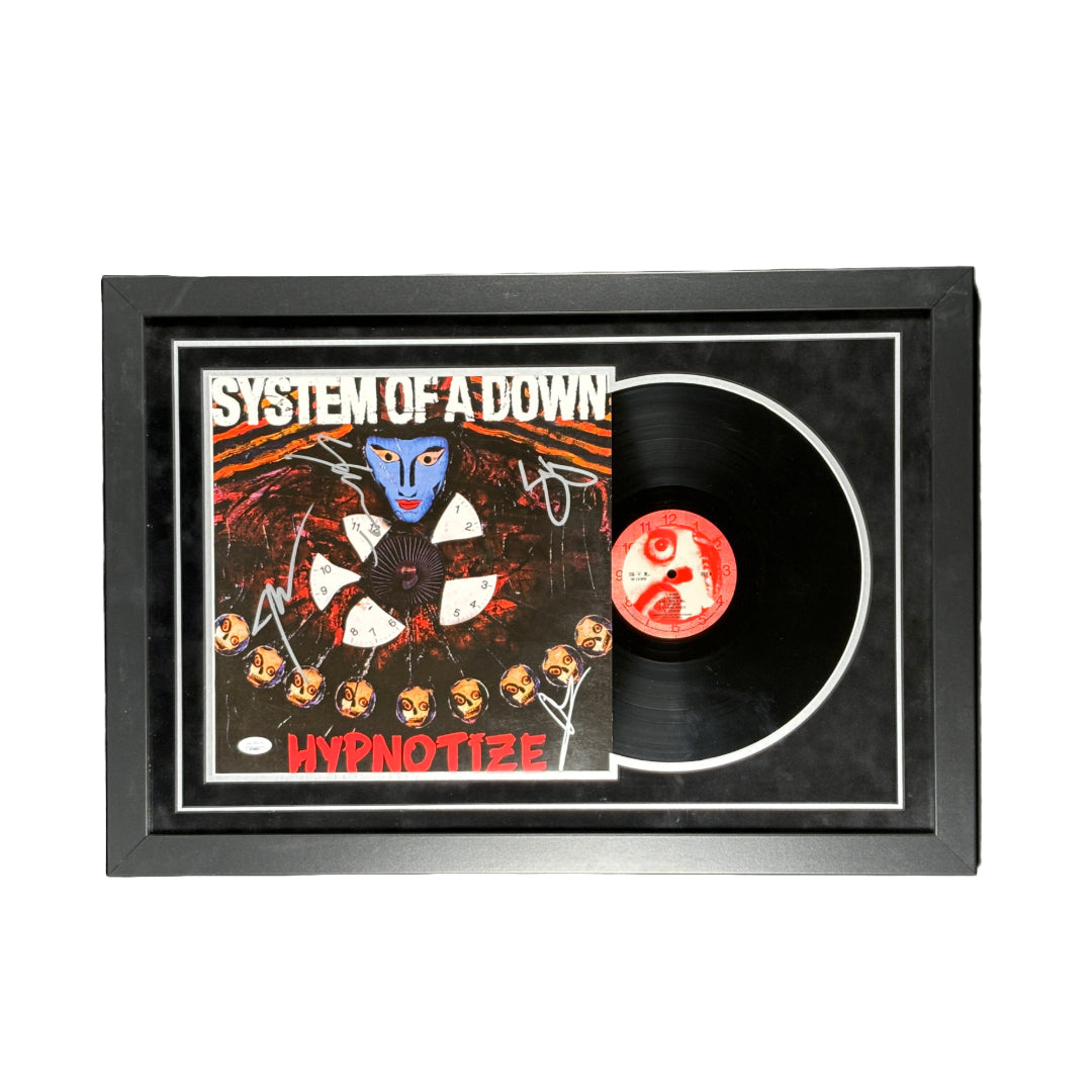 System of a Down Signed Autographed Hypnotize Vinyl Record Album LP JSA COA