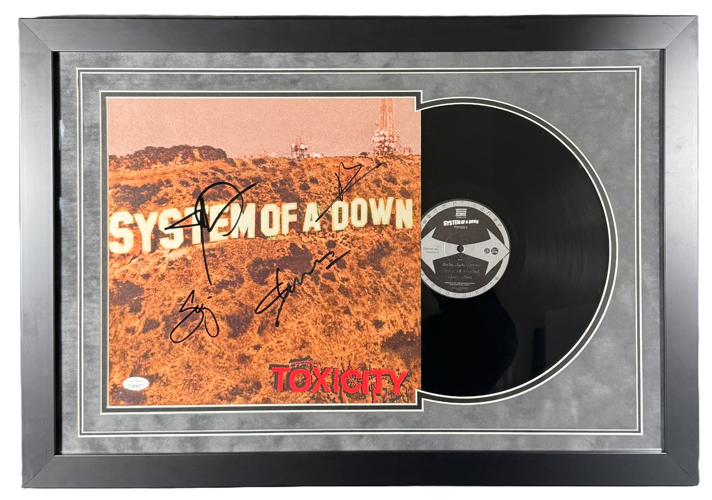 System of a Down Signed Vinyl Record Album LP Autographed Serj Tankian JSA COA