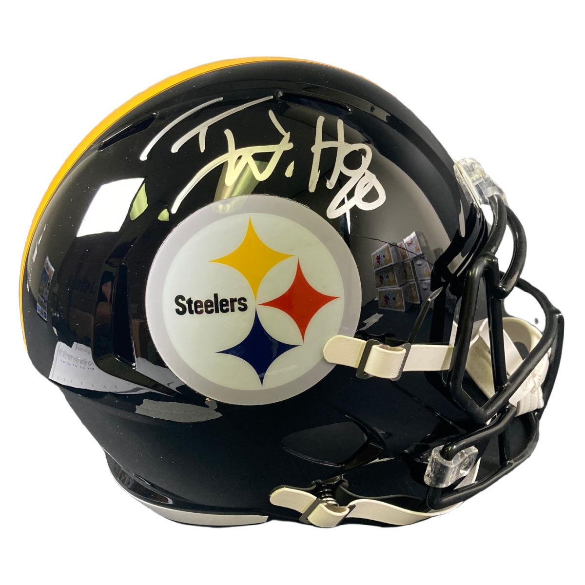 TJ Watt Signed FS Pittsburgh Steelers Helmet Autographed BAS COA #2