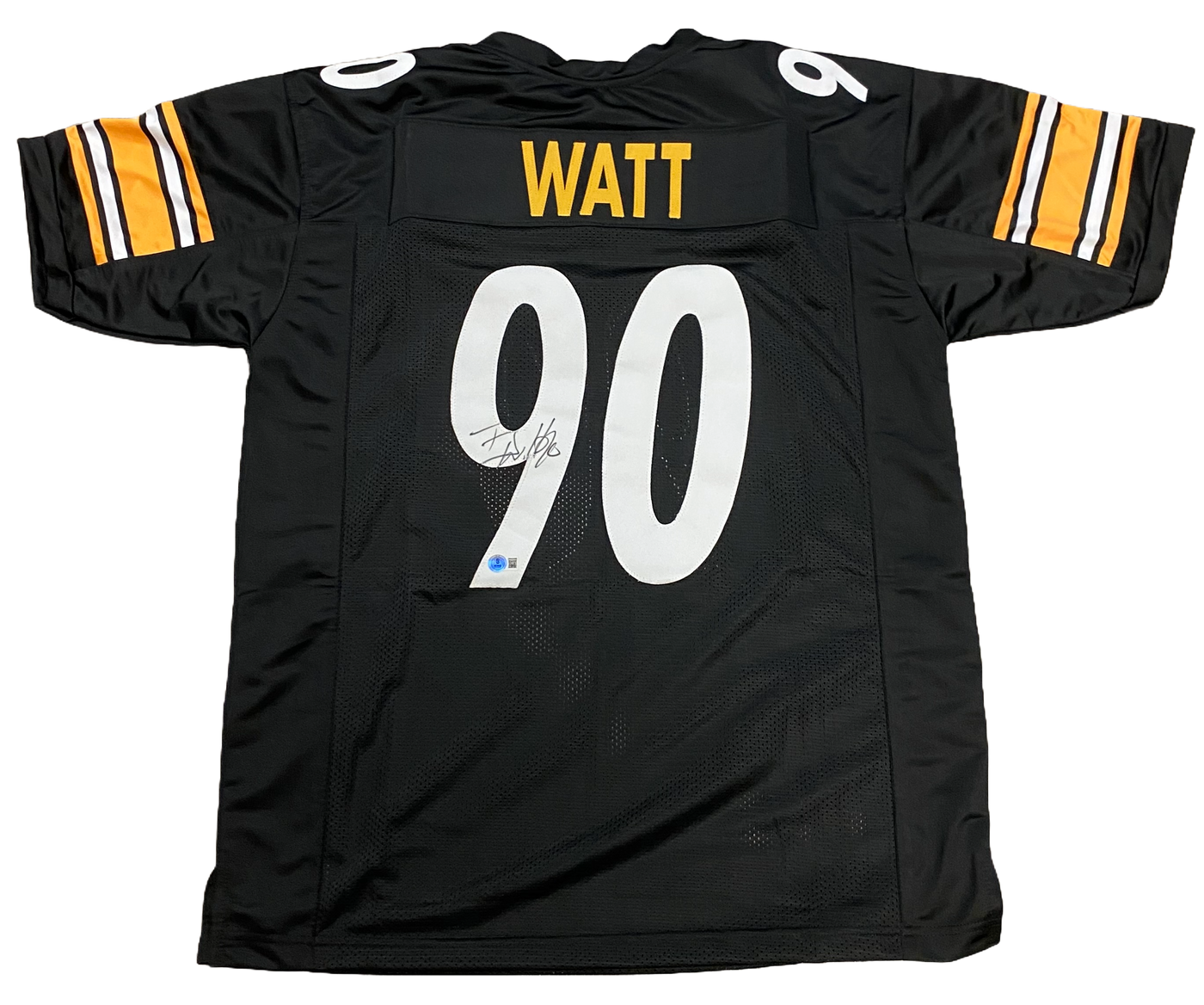 TJ Watt Signed Pittsburgh Steelers Pro Style Jersey Autographed BAS COA