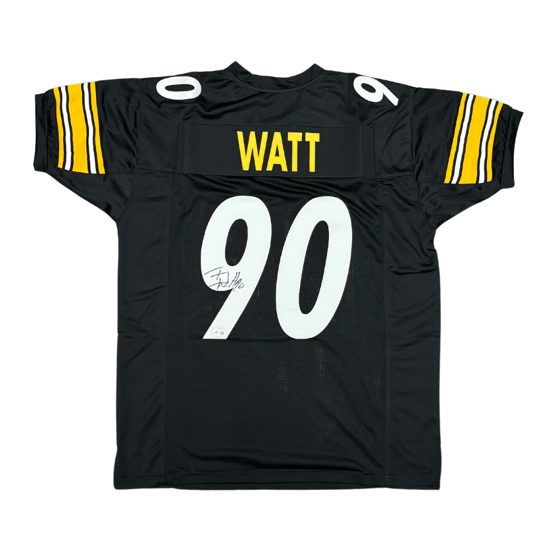 TJ Watt Signed Steelers Pro Style Jersey Authentic Autographed BAS COA