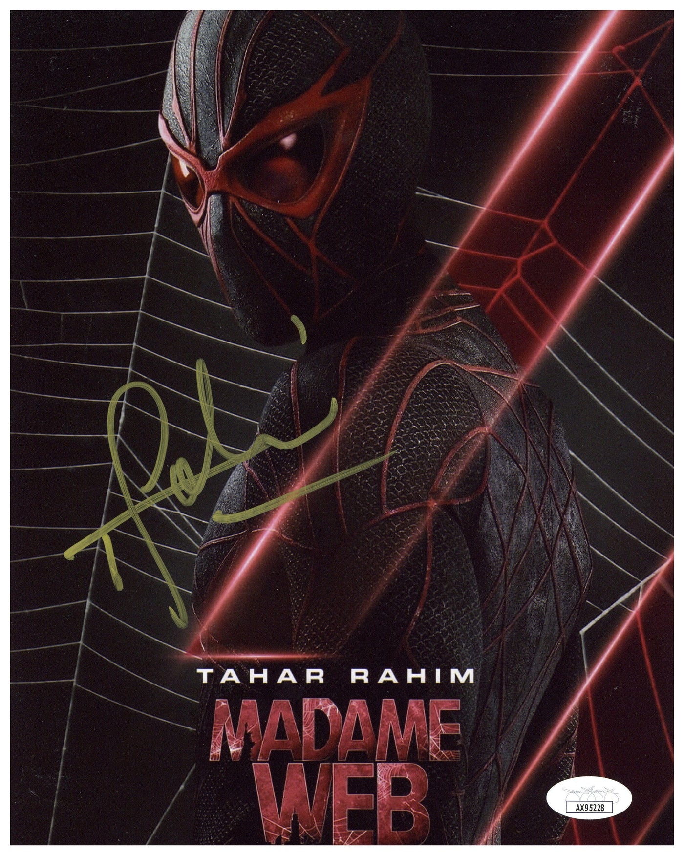 Tahar Rahim Signed 8x10 Photo Madame Web Autographed JSA COA