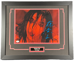 Image of Takako Fuji Signed Framed 11x14 Photo The Grudge Kayako Saeki Horror JSA COA