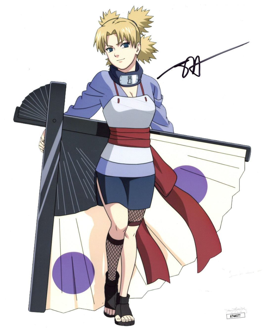 Tara Platt Signed 8x10 Photo Naruto Temari Autographed JSA COA