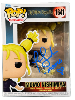 Image of Tara Sands Signed Momo Nishimiya Jujutsu Kaisen Funko Pop Autographed JSA COA