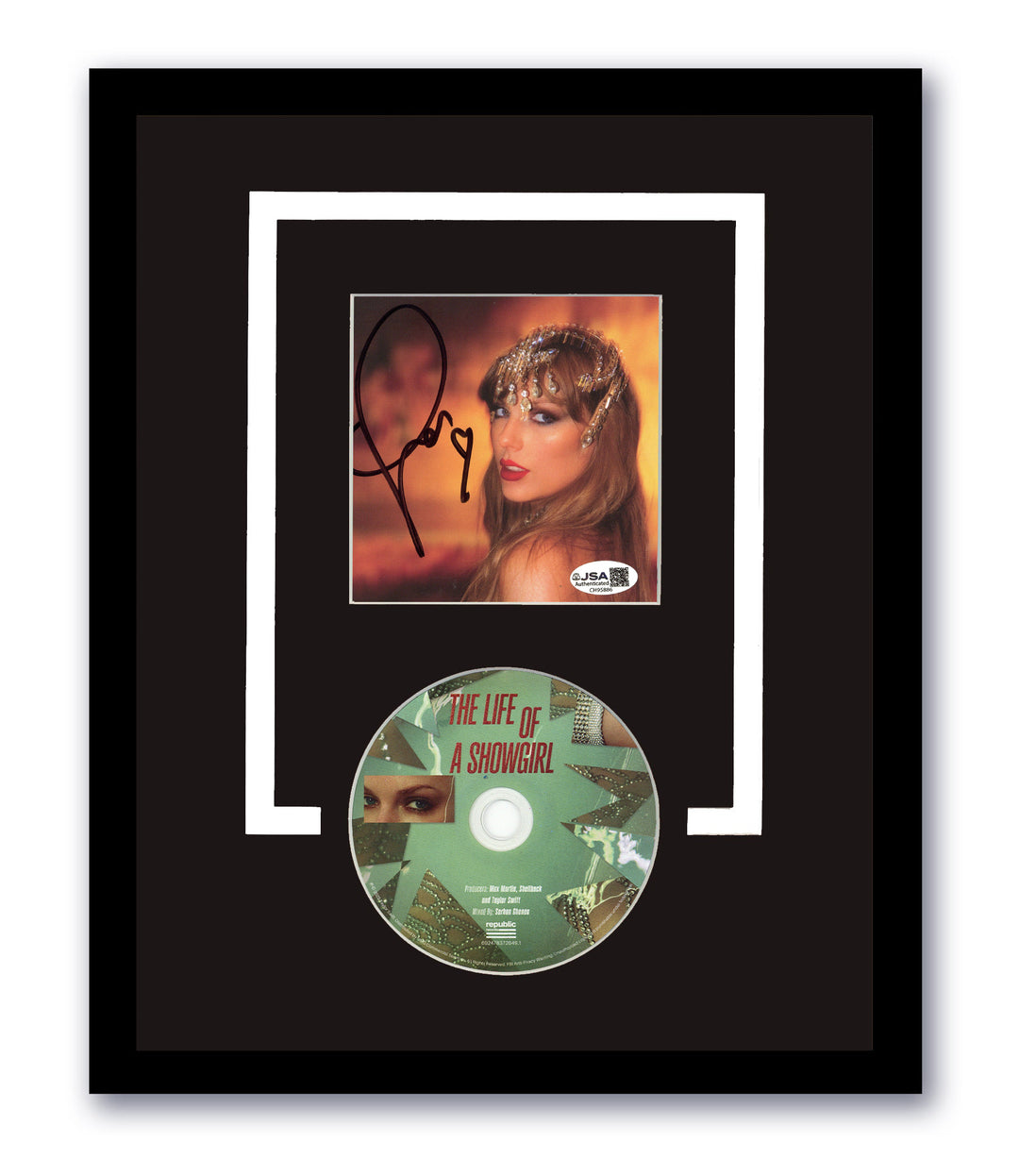 The Life of a Showgirl CDサインPHOTO1 テイラー Taylor Swift - The Life of a Showgirl CD + Hand Signed Photo 1