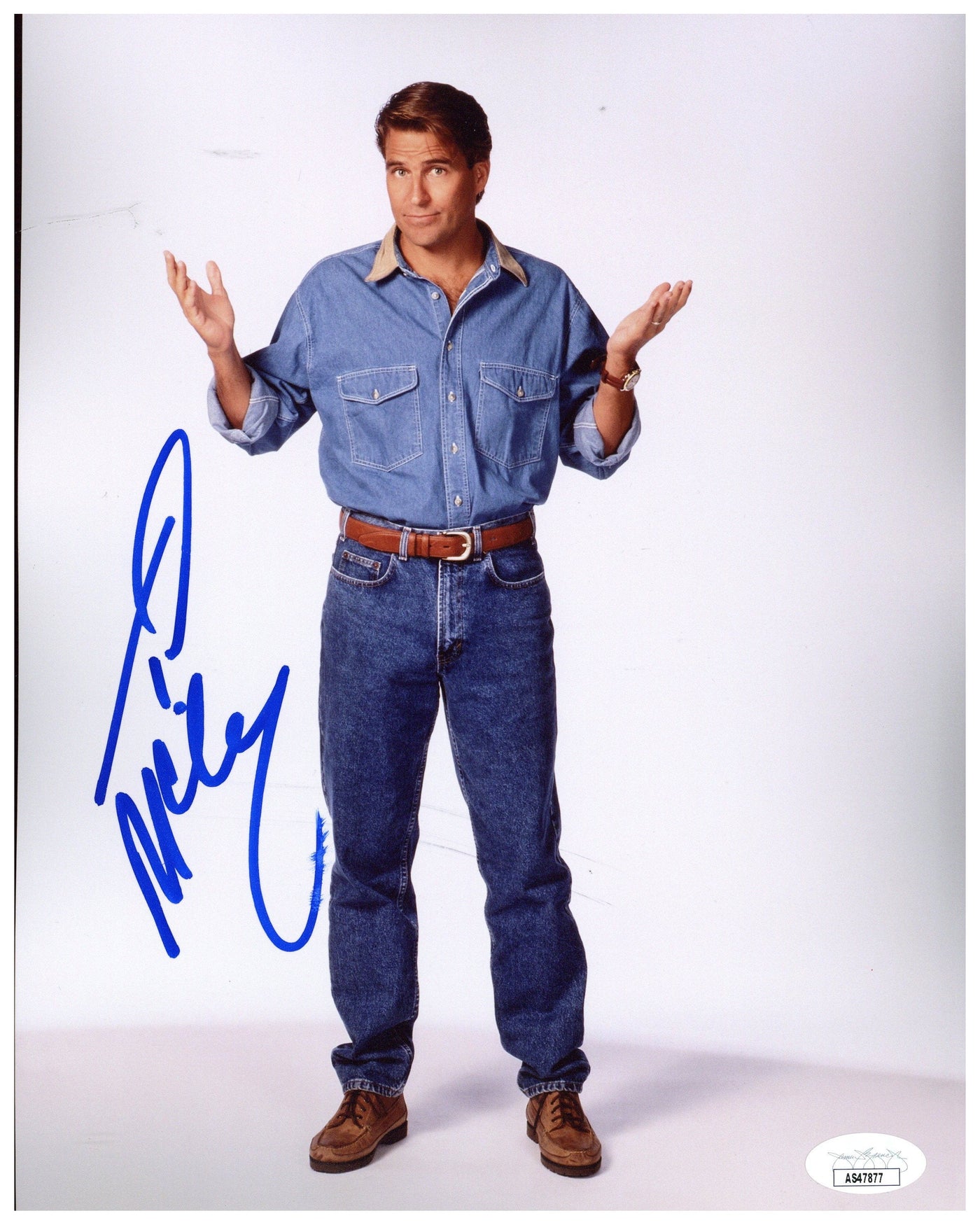 Ted McGinley Signed 8x10 Photo Married with Children Autographed JSA COA