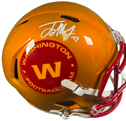 Image of Terry McLaurin Signed Washington Football Team F/S Flash Speed Helmet BAS