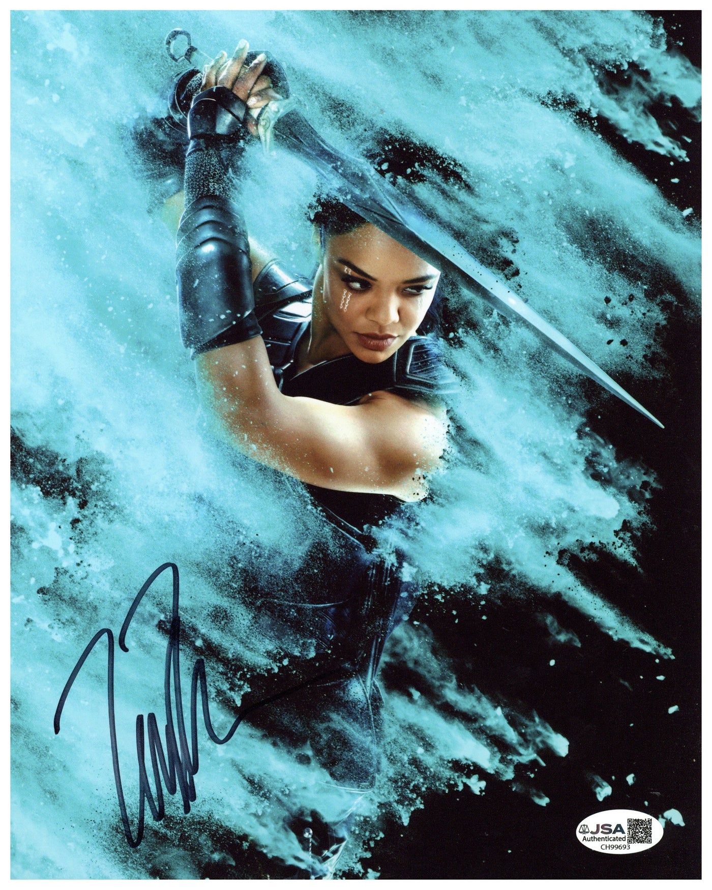 Tessa Thompson Signed 8x10 Photo Thor Ragnarok Autographed JSA COA 4