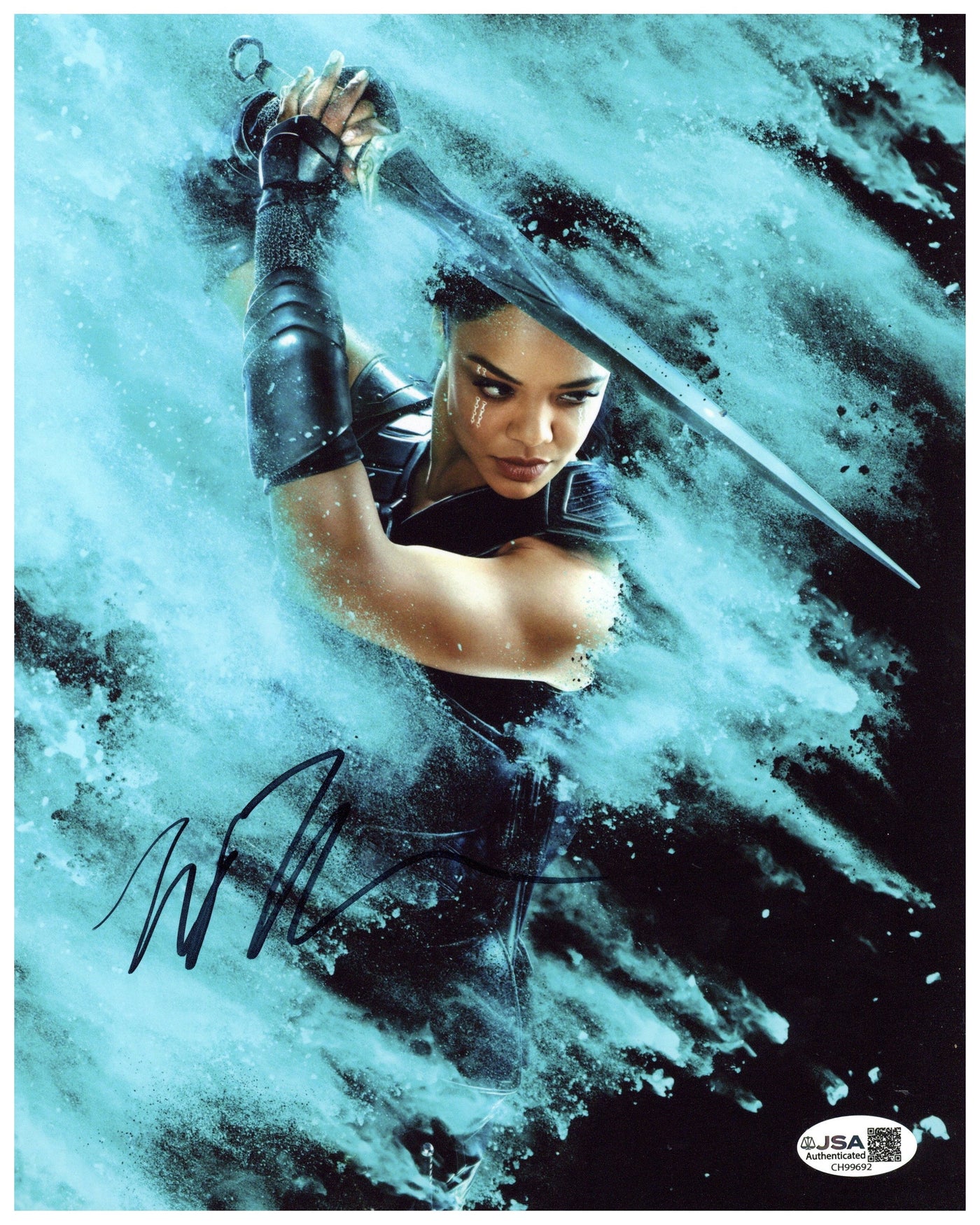 Tessa Thompson Signed 8x10 Photo Thor Ragnarok Autographed JSA COA 5