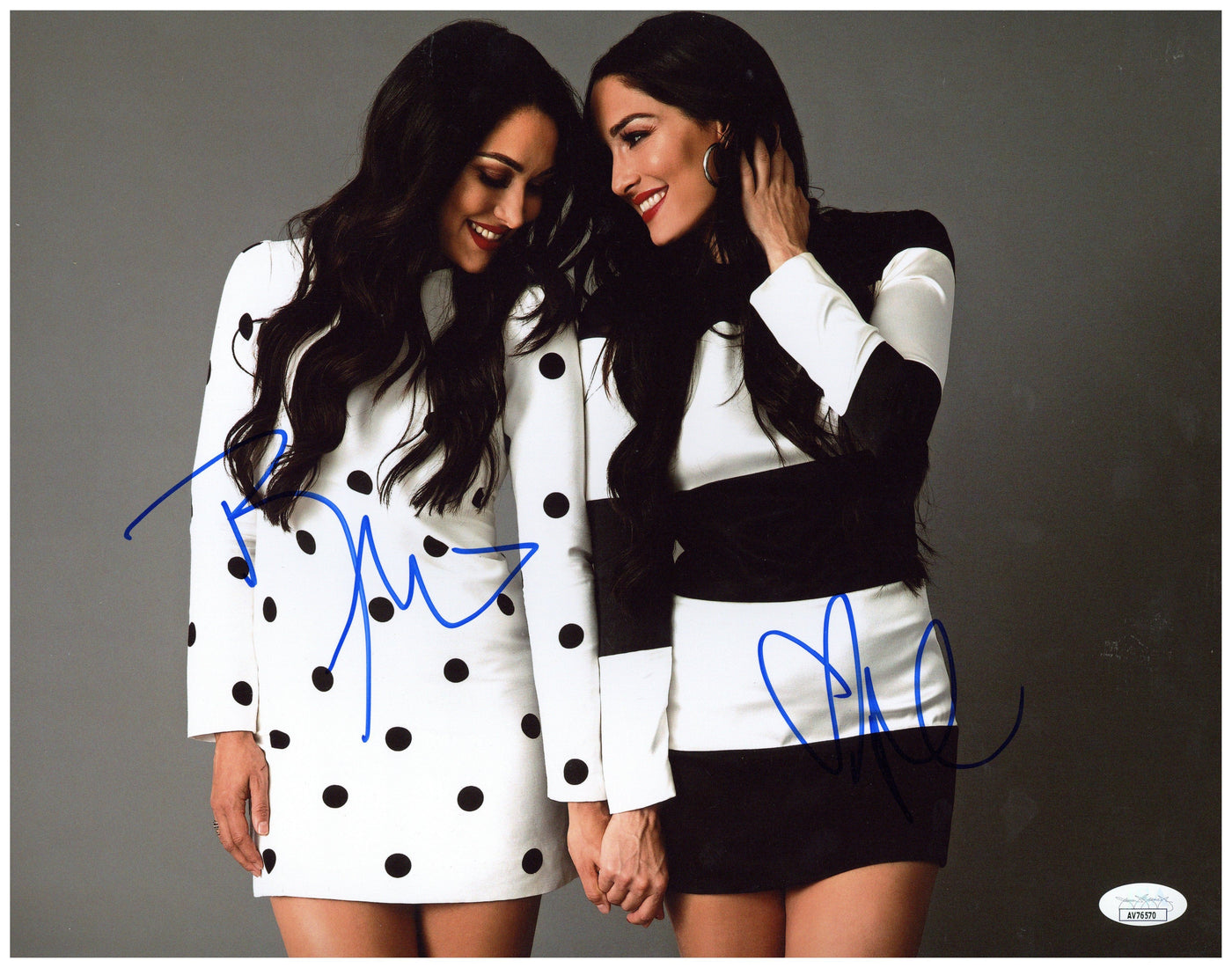 The Bella Twins Brie & Nikki Signed 11x14 Photo WWE Autographed JSA COA 2