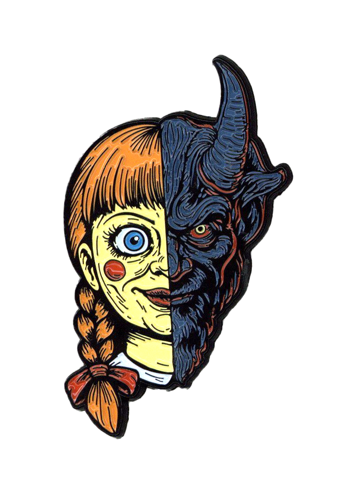 The Conjuring "Annabelle Doll Demon" Enamel Pin - Limited Release