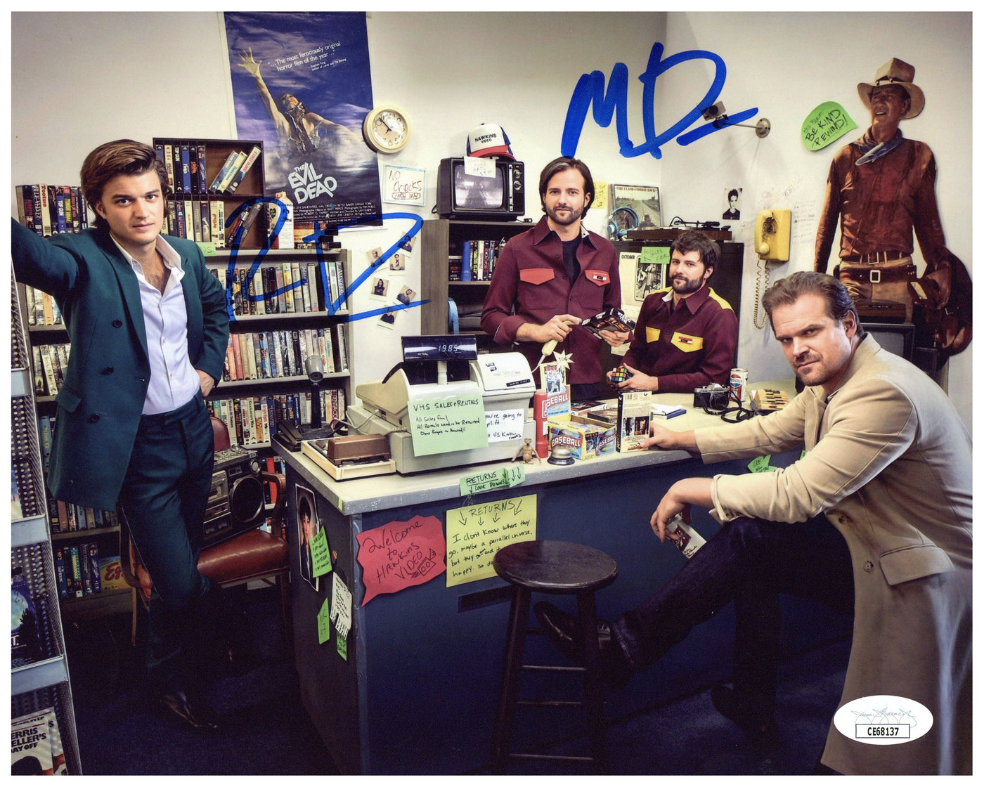 The Duffer Brothers Signed 8x10 Photo Stranger Things Autographed JSA COA #3