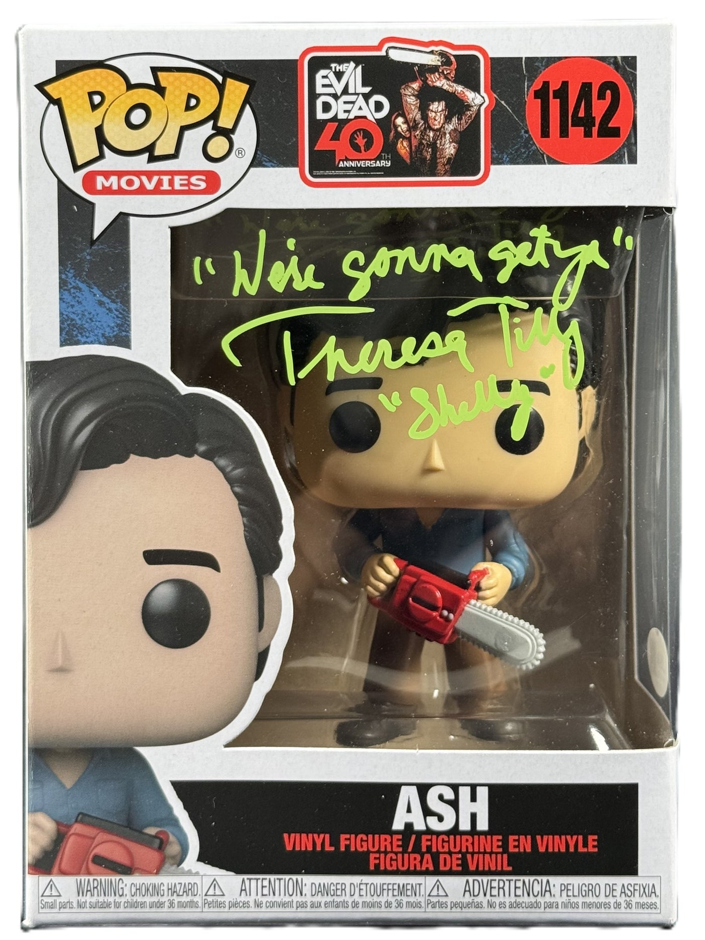 Theresa Tilly Signed Funko Pop The Evil Dead Shelly Autographed JSA COA