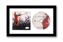 Image of Three Days Grace Signed Alienation CD 7x12 Framed Autographed JSA COA