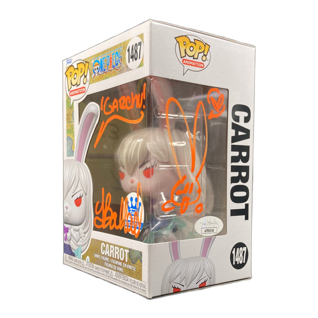 Tia Ballard Signed Funko POP One Piece Carrot Autographed JSA COA